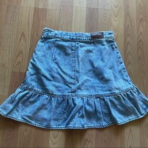 Denim Hollister skirt
